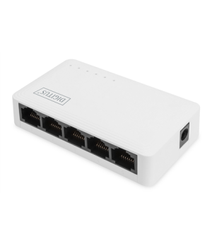 Digitus | 5-Port Gigabit Ethernet Switch | DN-80063-1 | Unmanaged | Desktop | 1 Gbps (RJ-45) ports quantity | 10 Gbps (RJ-45) po