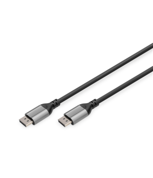 Digitus | 8K DisplayPort Connection Cable | DB-340105-010-S | DisplayPort to DisplayPort DisplayPort Male (Version 1.4) | Displa