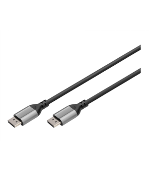 Digitus | 8K DisplayPort Connection Cable | DB-340105-010-S | DisplayPort to DisplayPort DisplayPort Male (Version 1.4) | Displa