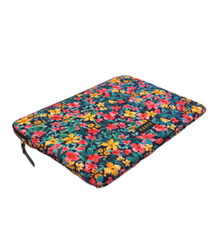 Casyx | Casyx for MacBook | SLVS-000023 | Fits up to size 13 ”/14 " | Sleeve | Canvas Flowers Dark | Waterproof