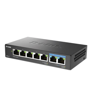 D-Link | 7-Port Multi-Gigabit Unmanaged Switch | DMS-107/E | Unmanaged | Desktop | Power supply type External