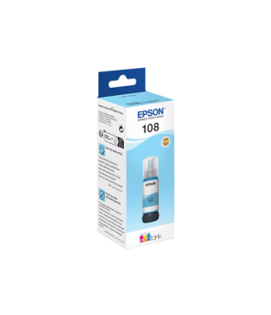 Epson 108 EcoTank | Ink Bottle | Light Cyan