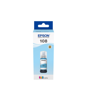 Epson 108 EcoTank | Ink Bottle | Light Cyan