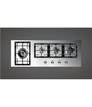 Fulgor | QH 1124 GWK X | Hob | Gas | Number of burners/cooking zones 4 | Rotary knobs | Stainless steel