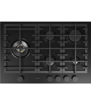 Fulgor | FUH 755 G DWK MBK Urbantech | Hob | Gas | Number of burners/cooking zones 5 | Rotary knobs | Matte Black