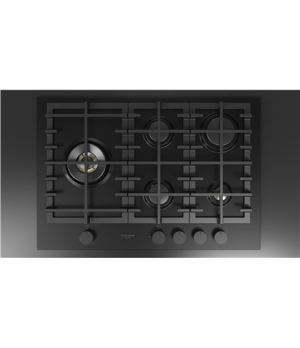 Fulgor | FUH 755 G DWK MBK Urbantech | Hob | Gas | Number of burners/cooking zones 5 | Rotary knobs | Matte Black