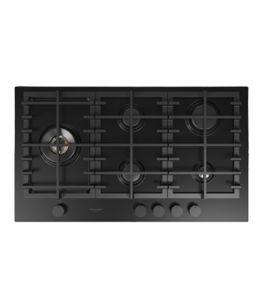 Fulgor | FUH 905 G DWK MBK Urbantech | Hob | Gas | Number of burners/cooking zones 5 | Rotary knobs | Matte Black