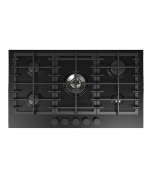 Fulgor | FUH 9041 G DWK MBK Urbantech | Hob | Gas | Number of burners/cooking zones 5 | Rotary knobs | Matte Black