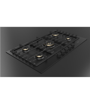 Fulgor | FUH 9041 G DWK MBK Urbantech | Hob | Gas | Number of burners/cooking zones 5 | Rotary knobs | Matte Black