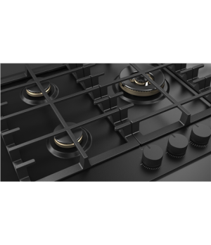 Fulgor | FUH 9041 G DWK MBK Urbantech | Hob | Gas | Number of burners/cooking zones 5 | Rotary knobs | Matte Black