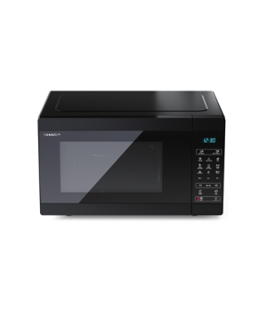 Sharp | Microwave Oven with Grill | YC-MG81E-B | Free standing | 28 L | 900 W | Grill | Black