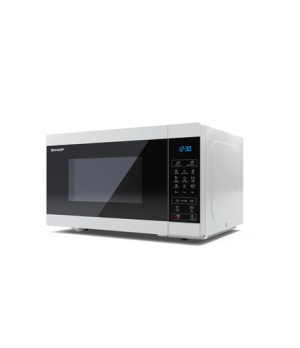 Sharp | Microwave Oven with Grill | YC-MG81E-W | Free standing | 28 L | 900 W | Grill | White