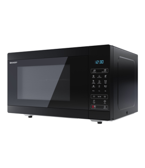 Sharp Microwave Oven with Grill YC-MG51E-B Free standing 25 L 900 W Grill Black