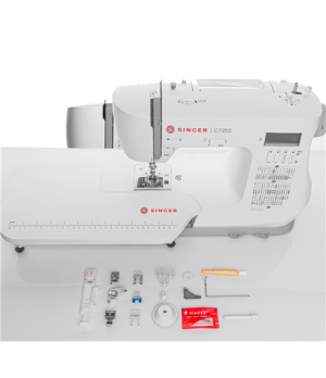 Singer | Sewing Machine | C7255 | Number of stitches 200 | Number of buttonholes 8 | White