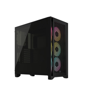 Corsair | Tempered Glass PC Case | iCUE 4000D RGB AIRFLOW | Side window | Black | Mid-Tower | Power supply included No