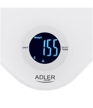 Adler Kitchen scale | AD 3180 | Graduation 1 g | Display type LCD | White