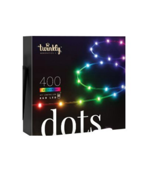 Twinkly Dots Smart LED 400 RGB, 20m, Black wire|Multicolor