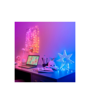 Twinkly Candies 200 Pearl-shaped RGB LEDs, Green Wire, USB-C