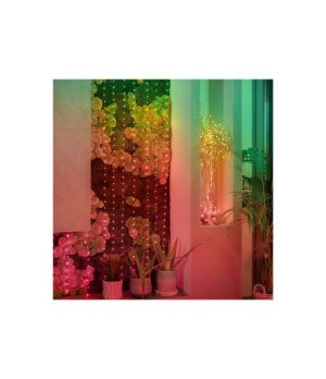 Twinkly Candies 200 Pearl-shaped RGB LEDs, Green Wire, USB-C