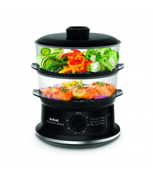 TEFAL | VC140135 Food Steamer | Black | 900 W | Number of baskets 2