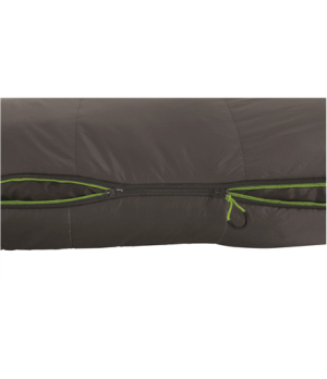 Outwell | Elm | Sleeping Bag | 220 x 85 cm | 2 way open - auto lock | Anthracite