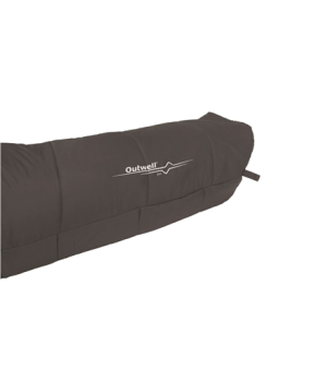 Outwell | Elm | Sleeping Bag | 220 x 85 cm | 2 way open - auto lock | Anthracite