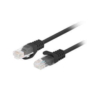 Patch Cord cat. 5E UTP | PCU5-10CC-0750-BK | Wire gauge: 26AWG (7 x 0,16mm) | Black | 7.5 m