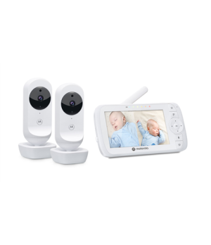 Motorola | Video Baby Monitor - Two camera pack | VM35-2 5.0" | 5.0" diagonal color screen 5 x preloaded lullabies Two-way talk 