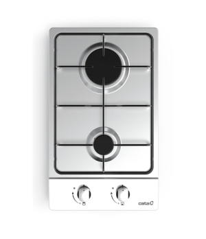 CATA | Hob | GI 3002 X | Gas | Number of burners/cooking zones 2 | Rotary knobs | Stainless steel