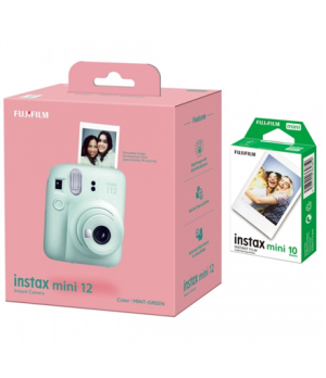 Fujifilm | Instax Mini 12 Camera + Instax Mini Glossy (10pl) | Mint Green | 800