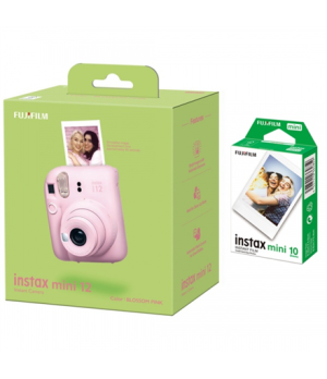 Fujifilm | Instax Mini 12 Camera + Instax Mini Glossy (10pl) | Blossom Pink | 800