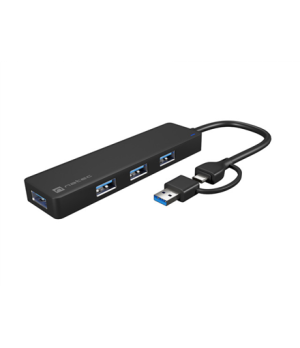 Natec USB 3.0 HUB, Mayfly, 4-Port, Black | Natec | USB 3.0 HUB, Mayfly, 4-Port | Moth NHU-1342 | Black | 0.15 m