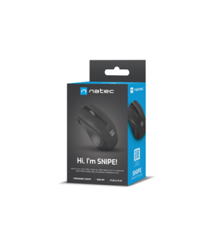 Natec | Mouse | Snipe | Wired | Black