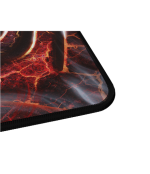 Genesis | Mouse Pad | Fabric, Rubber | Carbon 500 MAXI LAVA G2 Edition | Multicolor