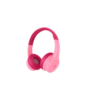 Motorola | Kids Headphones | Moto JR300 | Over-Ear Over-Ear | Bluetooth | Built-in microphone | Bluetooth | Pink | Wireless