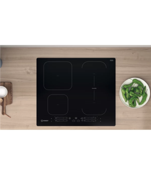 INDESIT | IB 65B60 NE | Hob | Induction | Number of burners/cooking zones 4 | Touch | Timer | Black