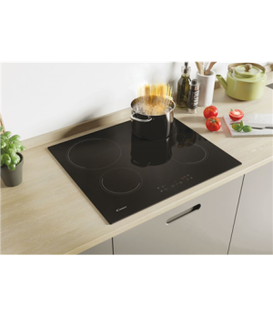 Candy | Hob | CH64CCB | Vitroceramic | Number of burners/cooking zones 4 | Touch | Black