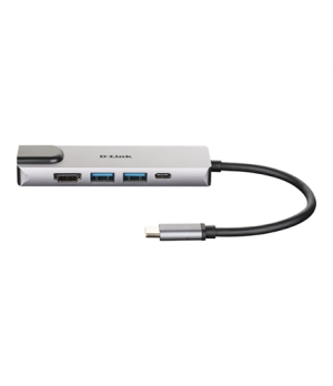 D-Link | 5-in-1 USB-C Hub with HDMI/Ethernet and Power Delivery | DUB-M520 | Warranty 24 month(s) | USB-C Hub