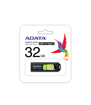 ADATA | FlashDrive | UC300 | 32 GB | USB 3.2 Gen 1 | Black