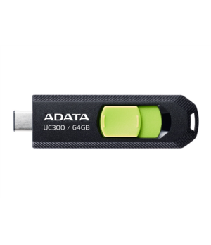 ADATA | FlashDrive | UC300 | 64 GB | USB 3.2 Gen 1 | Black