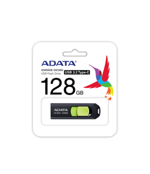 ADATA | FlashDrive | UC300 | 128 GB | USB 3.2 Gen 1 | Black