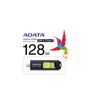 ADATA | FlashDrive | UC300 | 128 GB | USB 3.2 Gen 1 | Black