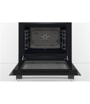 Bosch | Oven | HBF133BA0 | 66 L | Electric | EcoClean | Knobs | Height 59.5 cm | Width 59.4 cm | Black