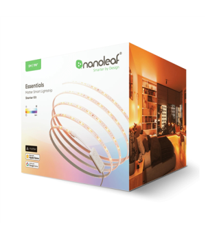 Nanoleaf|Nanoleaf Essentials Light Strips Starter Kit 5 Meters Matter 2000Lm RGBCW 2700-6500K|23 W|RGBCW|Bluetooth, Thread|2700 