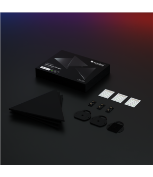 Nanoleaf|Shapes Black Triangles Expansion Pack (3 panels)|42 W|WiFi