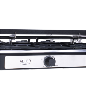 Adler | Raclette - electric grill | AD 6616 | Table | 1400 W | Black/Stainless steel