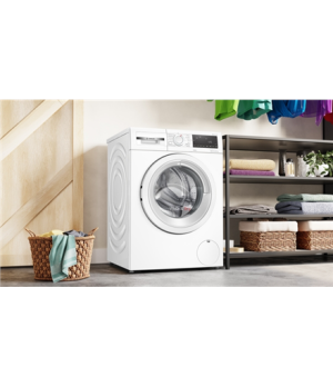 Bosch WNA144VLSN Washing Machine with Dryer, B/E, Front loading, Washing capacity 9 kg, Drying capacity 5 kg, 1400 RPM, White | 