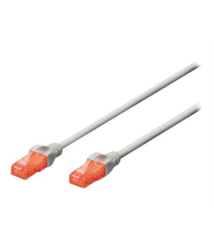 CAT 6 U-UTP | Patch cord | PVC AWG 26/7 | Yellow | 2 m | Modular RJ45 (8/8) plug