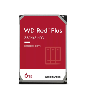 Western Digital | NAS Hard Drive | WD60EFPX | 5400 RPM | 6000 GB | 256 MB