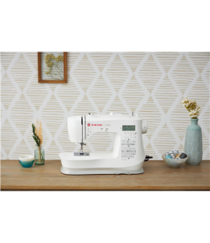 Singer | Sewing Machine | C5955 | Number of stitches 417 | Number of buttonholes 8 | White